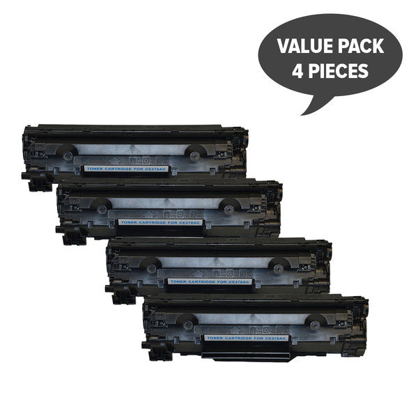 CE278A 78A Premium Generic Black HP Toner Cartridge (Pack of 4) - Tonerkart